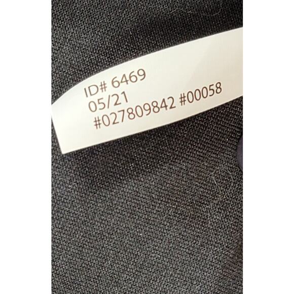 Express Modest Maxi Dress Womens XL Black High Mock Neck Ruched Shoulder New - Picture 6 of 16